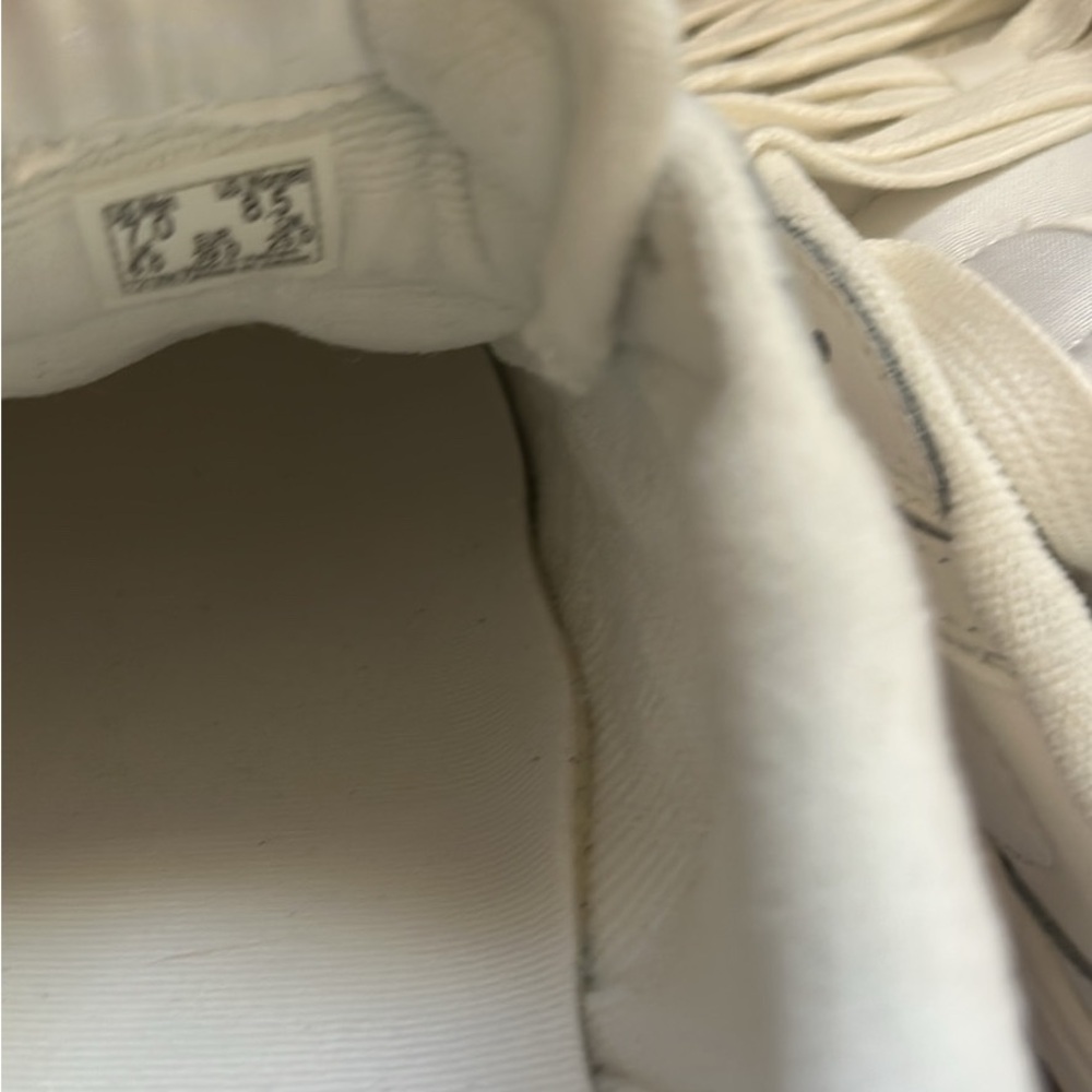 Vans Women’s Lowland White Leather Sneakers - Picture 2 of 5